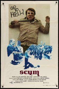 3b720 SCUM 1sh '80 directed by Alan Clarke, Ray Winstone, Mick Ford, Julian Firth