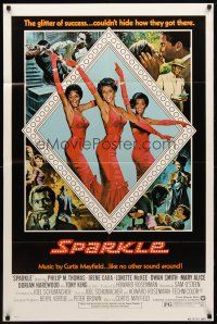 3b781 SPARKLE style B 1sh '76 Irene Cara & Lonette McKee go from ghetto to superstars!