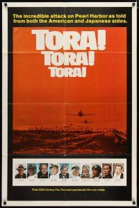 3b888 TORA TORA TORA style B int'l 1sh '70 re-creation of the incredible attack on Pearl Harbor!