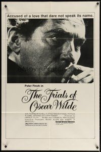 3b899 TRIALS OF OSCAR WILDE 1sh R81 Peter Finch in the title role, Yvonne Mitchell, James Mason