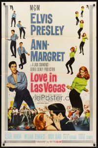 3b939 VIVA LAS VEGAS int'l 1sh '64 Elvis Presley & sexy Ann-Margret, Love in Las Vegas!