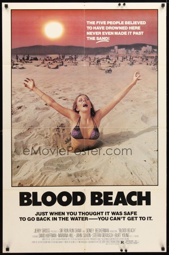 Emovieposter Com 3b096 Blood Beach 1sh 80 Classic Jaws