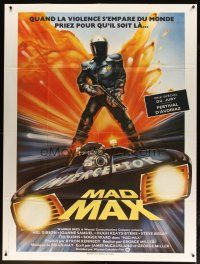 3c507 MAD MAX French 1p '80 George Miller classic, different art by Hamagami, Interceptor!