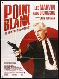 3c560 POINT BLANK French 1p R11 great image of Lee Marvin with gun, John Boorman film noir!