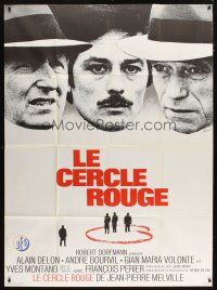 3c575 RED CIRCLE French 1p '70 Jean-Pierre Melville's Le Cercle Rouge, Alain Delon