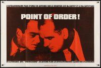 3c303 POINT OF ORDER French 31x47 R70s documentary of Army-McCarthy hearings, where he was censured