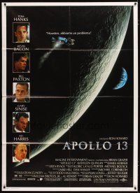 3c137 APOLLO 13 Italian 1p '95 Tom Hanks, Kevin Bacon & Bill Paxton, Ron Howard, different!