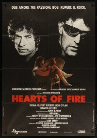 3c192 HEARTS OF FIRE Italian 1p '87 Bob Dylan, Rupert Everett, rock 'n' roll, different!