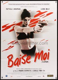 3c260 RAPE ME Italian 1p '00 Coralie & Virginie Despentes, Baise-moi, sexy Karen Lancaume with gun!