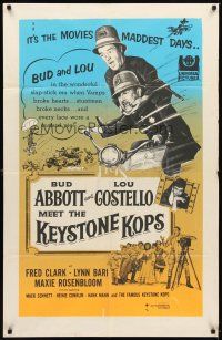 3e007 ABBOTT & COSTELLO MEET THE KEYSTONE KOPS Trinidadian '55 Bud & Lou in the movies' maddest days