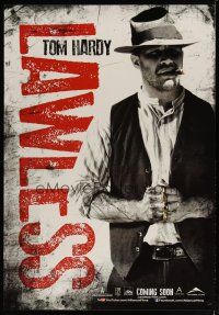 3e021 LAWLESS teaser Canadian 1sh '12 great image of Tom Hardy wearing brass knuckles!