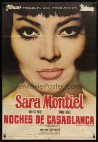 3e029 CASABLANCA NEST OF SPIES Spanish '63 Noches De Casablanca, sexy Sara Montiel!