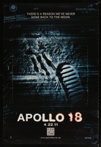 3f053 APOLLO 18 teaser DS 1sh '11 Gonzalo Lopen-Gallego, there's a reason we never went back!