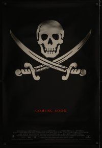 3f177 CUTTHROAT ISLAND advance 1sh '95 cool foil image of skull & crossed swords!