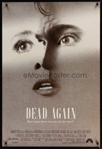 3f196 DEAD AGAIN DS 1sh '91 Kenneth Branagh, how many times can you die for love?