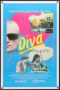 3f209 DIVA 1sh '82 Jean Jacques Beineix, Frederic Andrei, a new kind of French New Wave!
