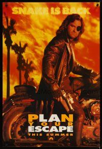 3f237 ESCAPE FROM L.A. teaser 1sh '96 John Carpenter, Kurt Russell returns as Snake Plissken!