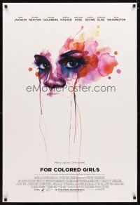 3f264 FOR COLORED GIRLS advance DS 1sh '10 Janet Jackson, Thandie Newton, cool artwork!