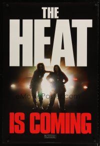 3f340 HEAT style A teaser DS 1sh '13 Sandra Bullock, Melissa McCarthy, cool image!