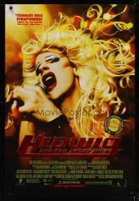 3f343 HEDWIG & THE ANGRY INCH DS foil title 1sh '01 transsexual punk rocker John Cameron Mitchell!