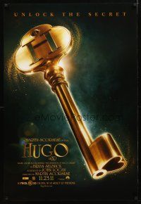 3f359 HUGO teaser DS 1sh '11 Martin Scorsese, Ben Kingsley, cool huge image of key!