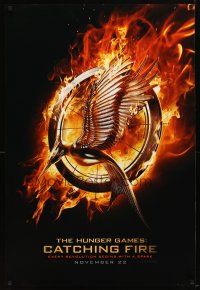 3f364 HUNGER GAMES: CATCHING FIRE teaser DS 1sh '13 every revolution begins with a spark!