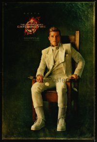 3f363 HUNGER GAMES: CATCHING FIRE teaser DS 1sh '13 cool portrait of Josh Hutcherson as Peeta!