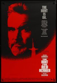 3f367 HUNT FOR RED OCTOBER int'l 1sh '90 Russian military submarine captain Sean Connery!