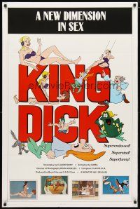 3f441 KING DICK 1sh '83 animated sex, superendowed, superstud & superfunny!