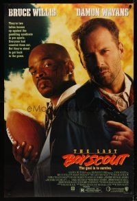 3f457 LAST BOY SCOUT DS 1sh '91 Bruce Willis, Damon Wayans, Chelsea Field, football & gambling!