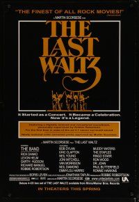 3f464 LAST WALTZ advance 1sh R02 Martin Scorsese, a rock concert that became a celebration!