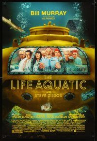 3f476 LIFE AQUATIC WITH STEVE ZISSOU advance DS 1sh '04 Wes Anderson, Bill Murray & Owen Wilson!
