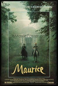 3f517 MAURICE 1sh '87 gay homosexual romance directed by James Ivory, produced by Ismail Merchant!