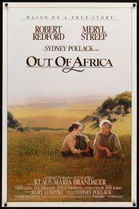 3f572 OUT OF AFRICA 1sh '85 Robert Redford & Meryl Streep, Sydney Pollack!