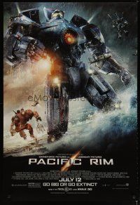 3f577 PACIFIC RIM July 12 advance DS 1sh '13 Guillermo del Toro directed sci-fi, Idris Elba!
