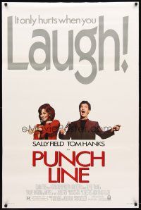 3f619 PUNCHLINE 1sh '87 Sally Field, Tom Hanks, John Goodman, stand-up comedy!
