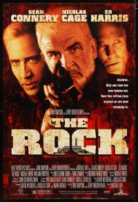 3f651 ROCK 1sh '96 Sean Connery, Nicolas Cage, Ed Harris, Alcatraz, directed by Michael Bay!