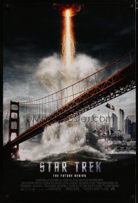 3f727 STAR TREK int'l advance DS 1sh '09 cool sci-fi action image, the future begins!