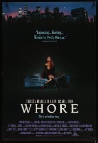 3f824 WHORE 1sh '91 Ken Russell directs sexy Theresa Russell in title role!