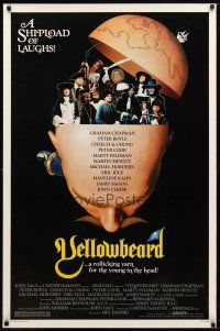 3f848 YELLOWBEARD 1sh '83 Graham Chapman, Peter Boyle, Eric Idle, Cheech & Chong are pirates!