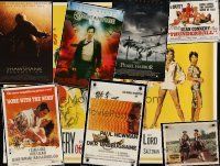 3g121 LOT OF 8 UNFOLDED REPRO POSTERS '90s-00s Dr. No, Thunderball, Shawshank Redemption & more!