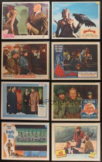 3g007 LOT OF 98 LOBBY CARDS '40 - '82 great images from a variety of different movies!