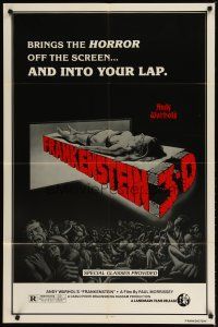3h062 ANDY WARHOL'S FRANKENSTEIN 1sh R80s Joe Dallessandro, directed by Paul Morrissey!