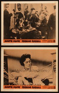 3j866 AUNTIE MAME 2 LCs R63 classic Rosalind Russell family comedy from play and novel!