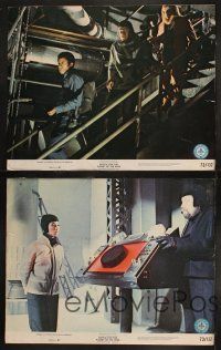 3j700 BATTLE FOR THE PLANET OF THE APES 4 color 11x14 stills '73 the war between apes & humans!