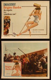 3j049 BABETTE GOES TO WAR 8 LCs '60 super sexy soldier Brigitte Bardot, Babette s'en va-t-en guerre