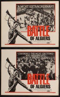 3j701 BATTLE OF ALGIERS 4 LCs R70s Gillo Pontecorvo's La Battaglia di Algeri, war images!