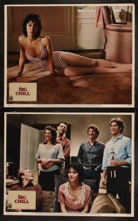 3j055 BIG CHILL 8 LCs '83 Lawrence Kasdan, Tom Berenger, Glenn Close, Jeff Goldblum, sexy Meg Tilly