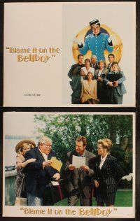 3j063 BLAME IT ON THE BELLBOY 8 LCs '92 Dudley Moore, Bryan Brown, Bronson Pinchot, wacky images!