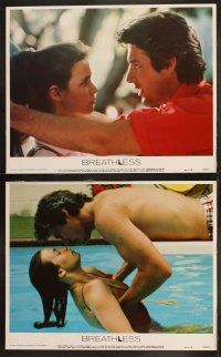 3j079 BREATHLESS 8 LCs '83 romantic images of Richard Gere, sexiest Valerie Kaprisky!